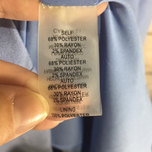 Vince Camuto periwinkle blue dress zipper sz 6 626 - Picture 8 of 8